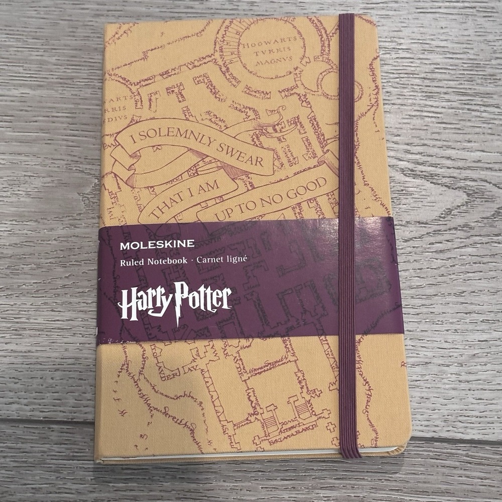 Moleskine Harry Potter Marauder's Map Ruled Notebook Journal Ltd Edition